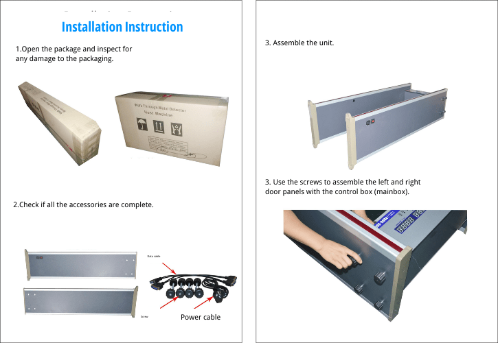 Door Frame Metal Detector Install Guide